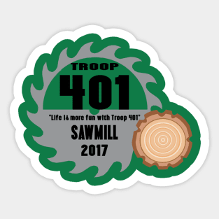 401 Camp Shirt Summer 2017 Sticker